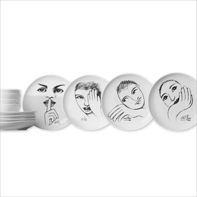 Carrol Boyes Sketchbook Mix DINNERWARE 12pc SET