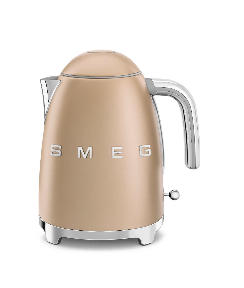 Smeg 1.7L Matte Champagne Retro Cordless Kettle