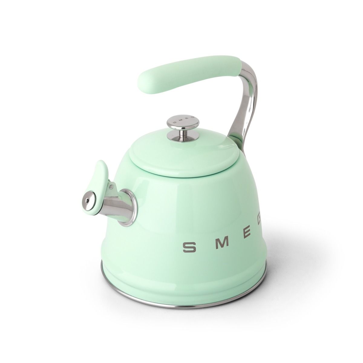 Smeg Whistling Kettle Pastel Green