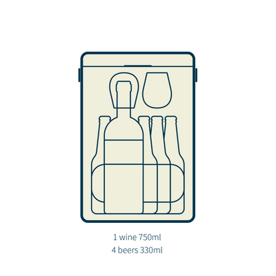 Drinks Box / Safari White